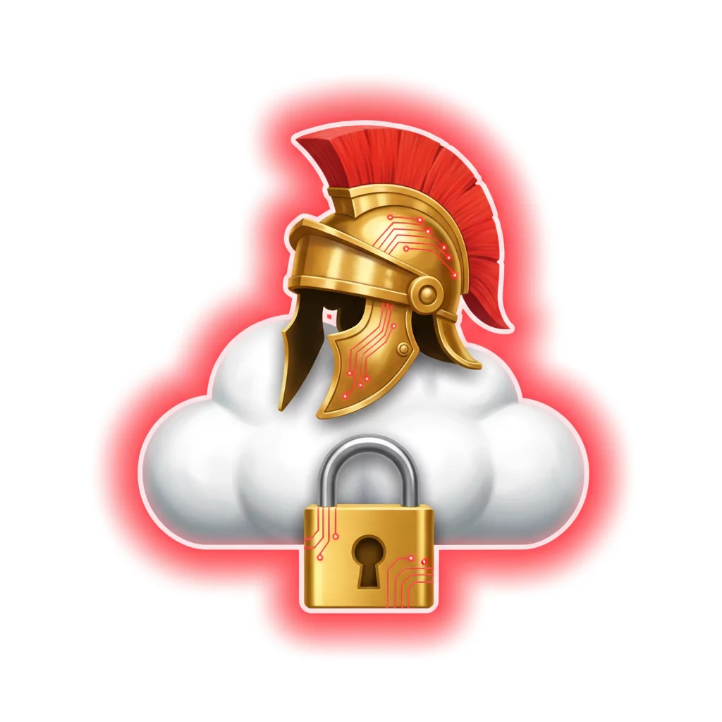 Cloud security icon